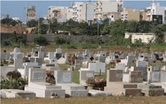 Vue du Cimetière Saint-Lazare de Béthanie